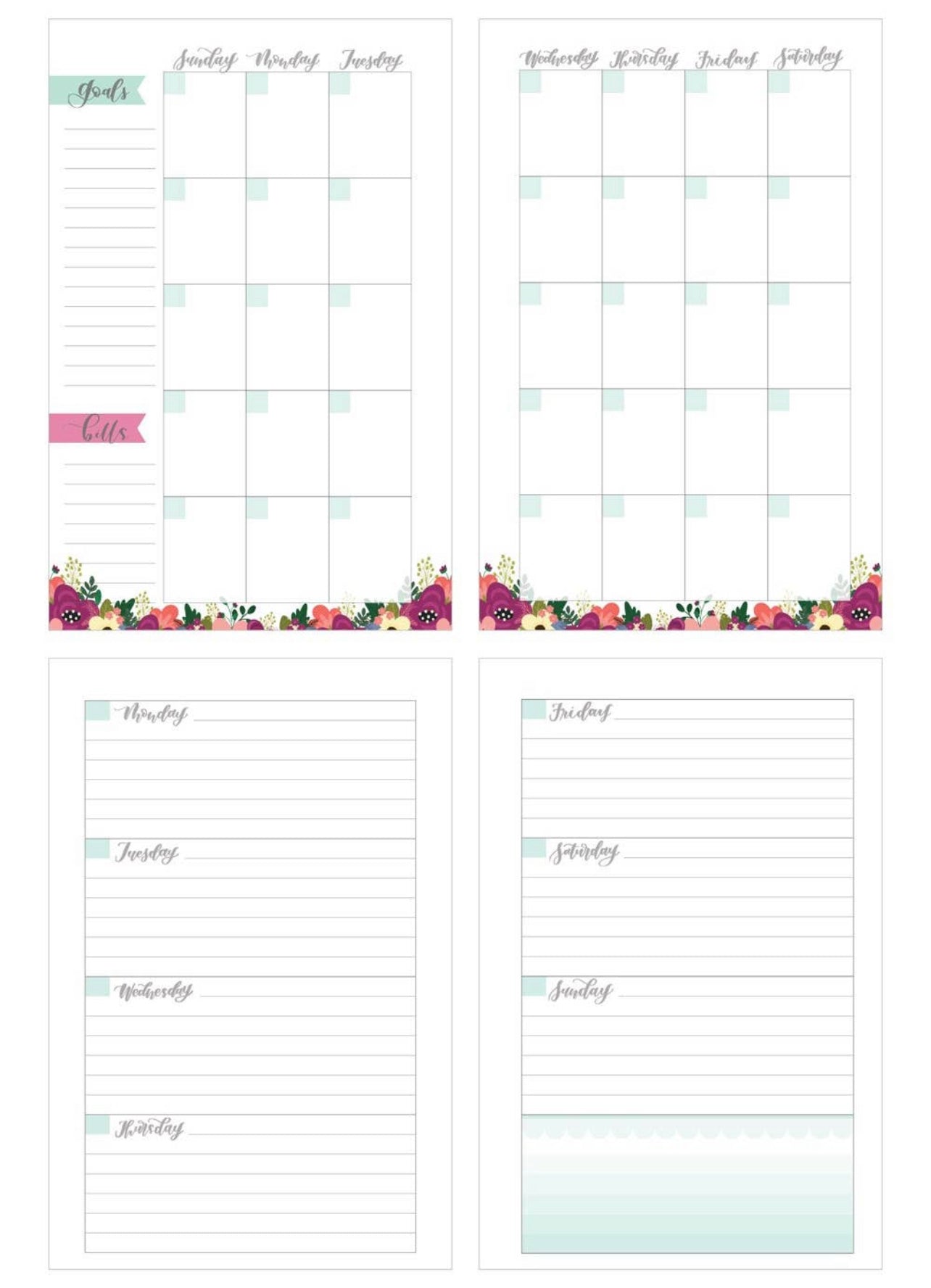 A Dream Starts with A Plan Planner Set